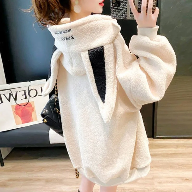 

hoodie y2k women korean fashion femme oversized plus size vintage 2021 kawaii long sleeve larga aesthetic essentials sweatshirt