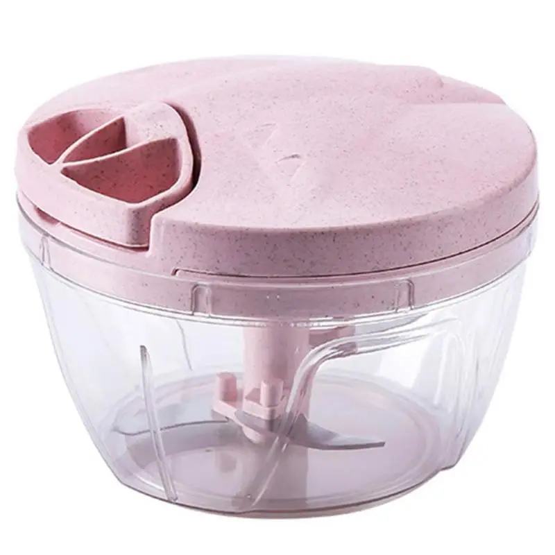 

Manual Meat Grinder Wheat Straw Stainless Steel Home Kitchen Fruit Vegetable Nuts Herbs Food Chopper Mincer Food Processors