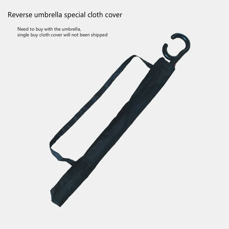 cover-1pc Зонтичный Обратный зон Новинка! Зонт от дождя, женский, двойной слой, перевернутый зонтик, ветрозащитный, дождевик, автомобиль, перевернутый зонтик для женщин и мужчин - Цвет: cover-1pc