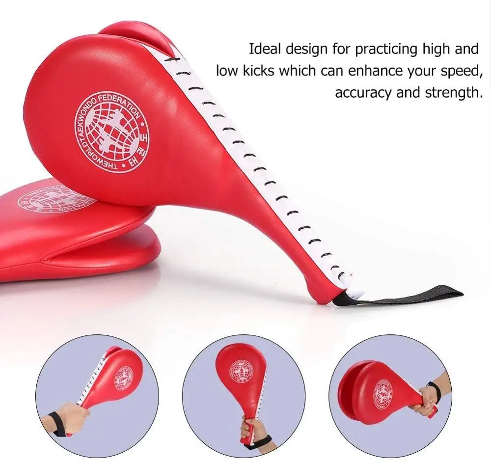 1 piece Taekwondo Kick Pad Double Layer Kick Focus Target Pad Training Foot Pad Martial Arts