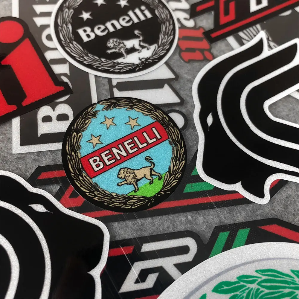 Светоотражающие наклейки на бак для мотоциклетного шлема водонепроницаемые Benelli