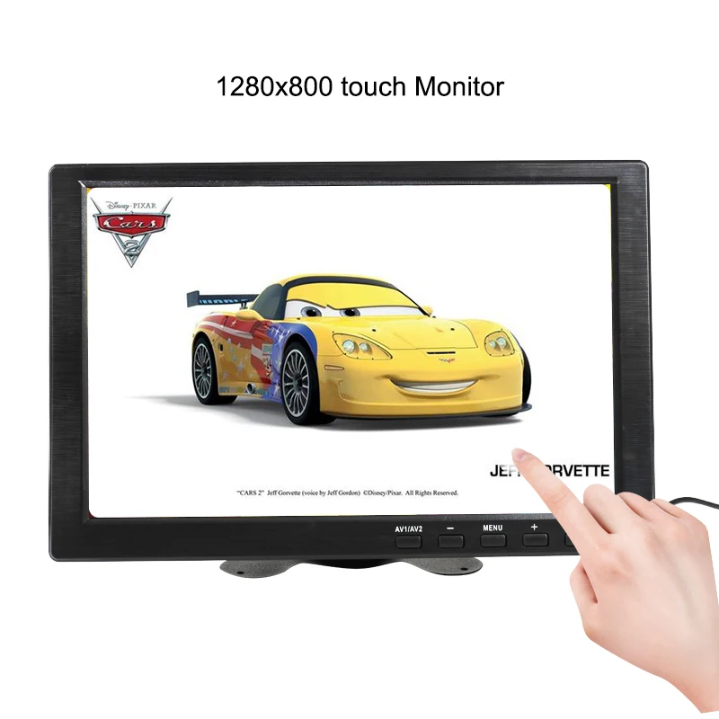 1280x800 touch 10,1 дюймов портативный компьютер full HD lcd сенсорный экран монитор PC ips 1920*1200 дисплей BNC AV VGA HDMI CCTV Мини монитор геймер - Цвет: 1280x800 touch