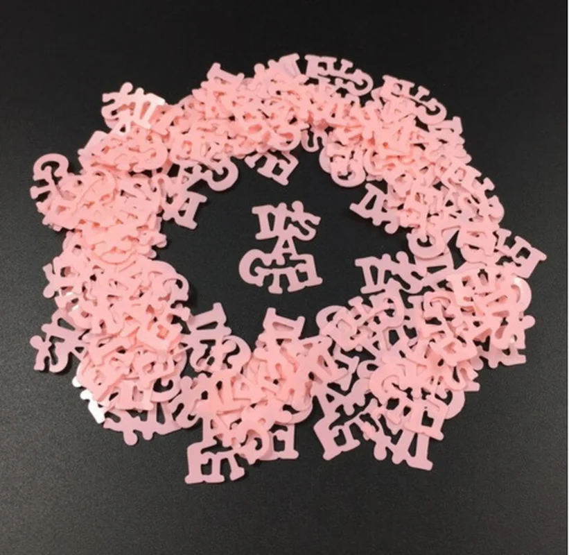 1 сумка 15 г это мальчик девочка крестины партии конфетти ребенок душ