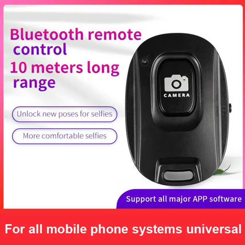 

Wireless Bluetooth Selfie Remote Control Selfie Camera Beauty Selfie Bluetooth Selfie For all moblie phone system universal