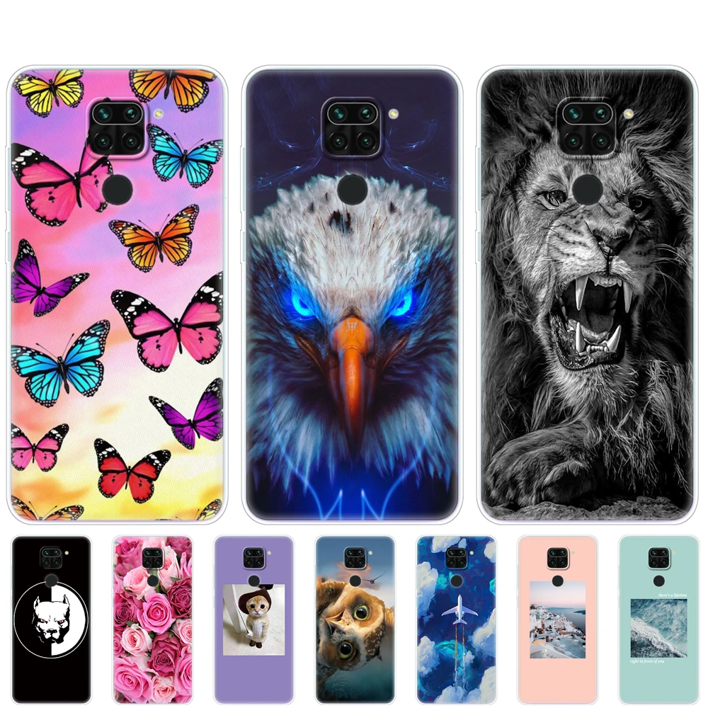Чехол для Xiaomi Redmi Note 9s мягкий чехол из ТПУ на заднюю панель телефона 9 Pro