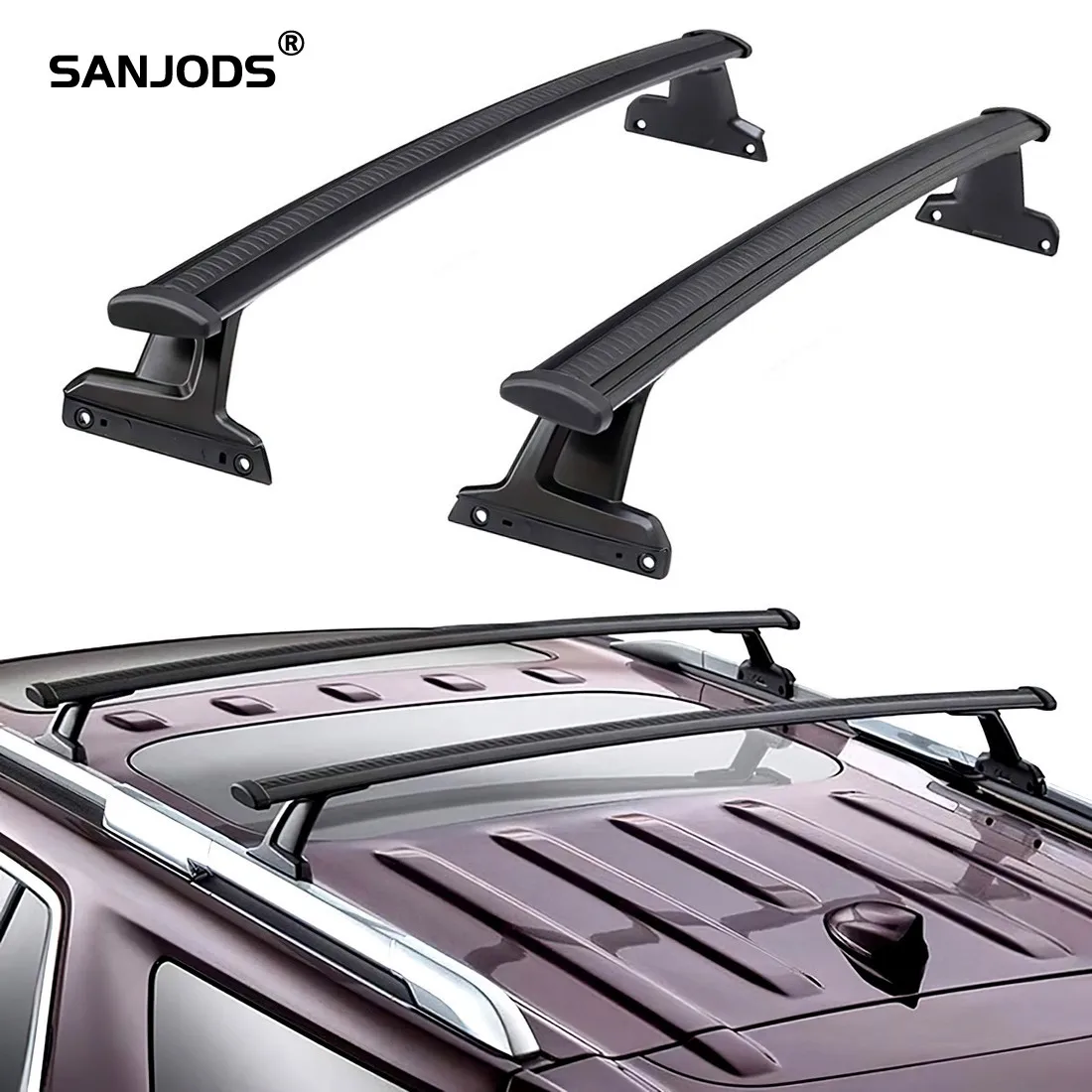 SANJODS багажник на крышу поперечные подходит для 2018 2019 2020 Chevrolet траверс 4 дверный