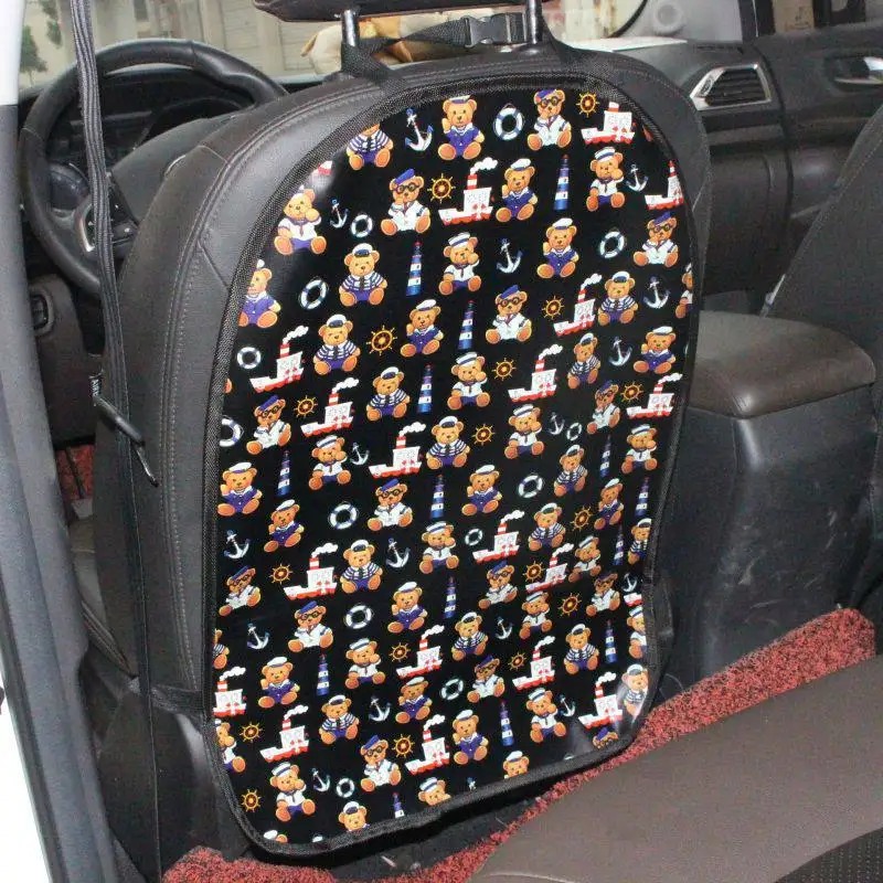 

Car Seat Back Protector Penguin Cover for Children Kids Baby Anti Mud Dirt Seat Cover Cushion Kick Mat Pad Car Accessories New