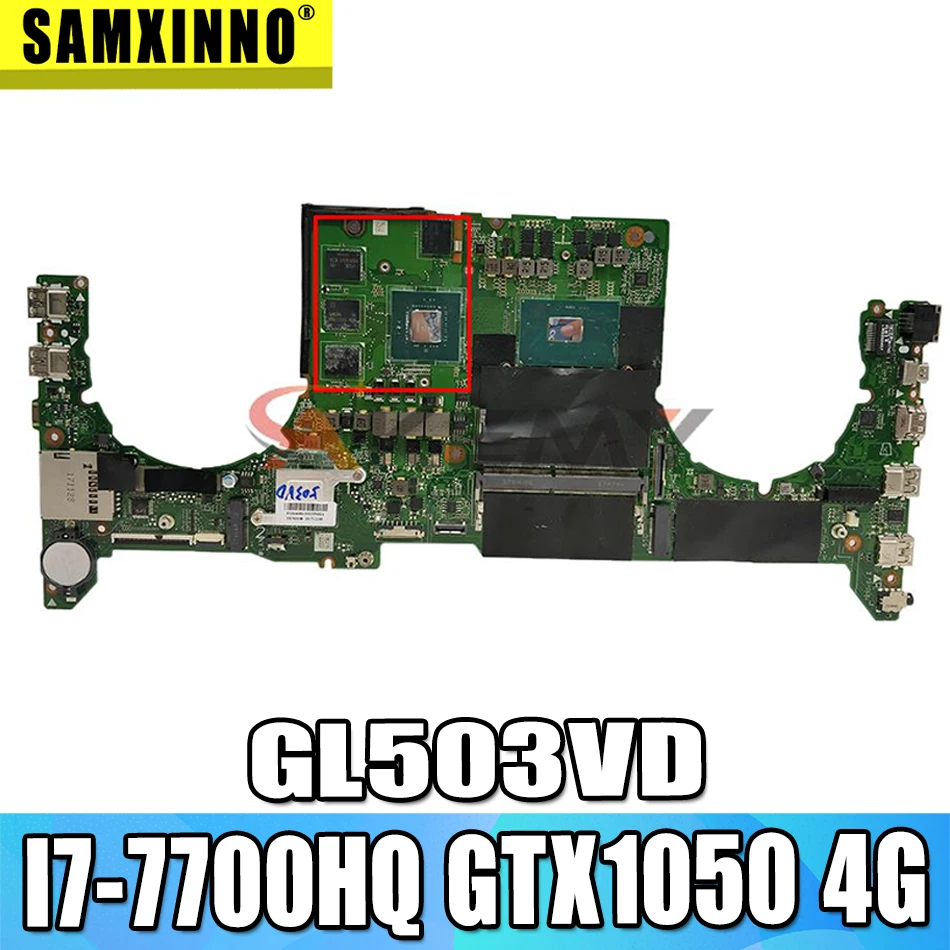 

DABKLMB28A0 For ASUS GL503VD FX503V GL503GE GL503V Laptop Motherboard I7-7700HQ GTX1050 4G HM170 DDR4 original 100% tested