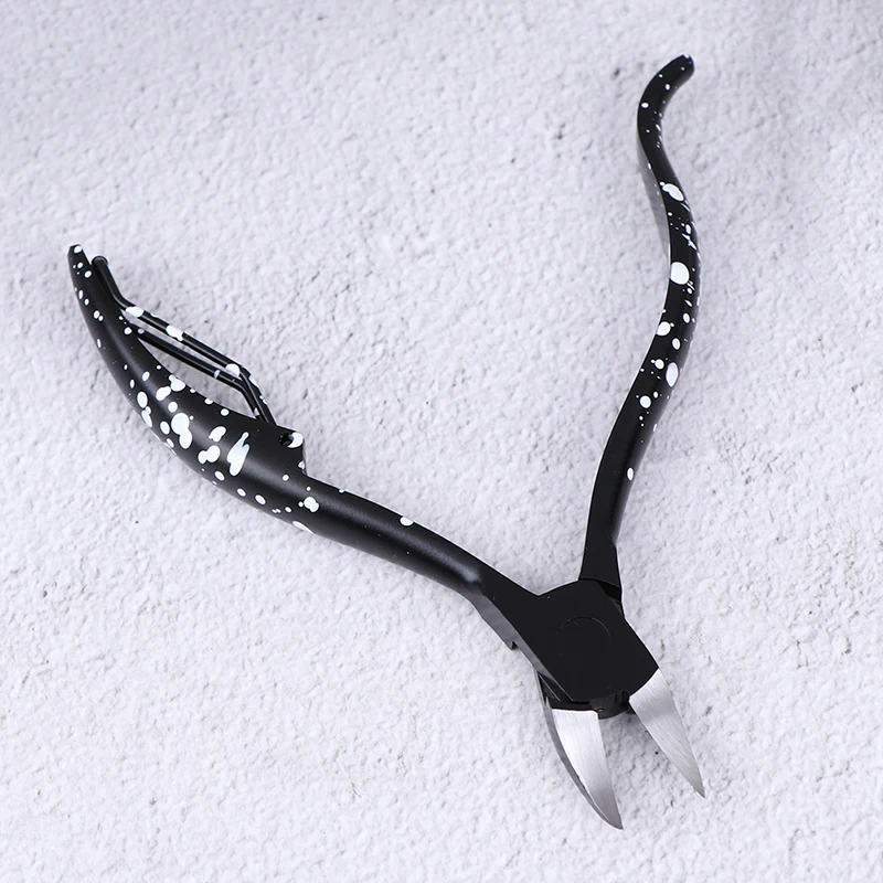 

New Black Toenail Ingrown Nail Art Cuticle Nipper Clipper Edge Cutter Manicure Scissor Plier Tool Pedicure Dead Skin Remover