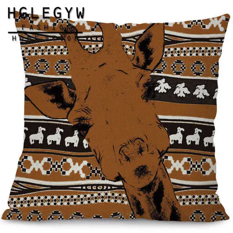 Наволочка для подушки в этническом африканском стиле танцующая женщина