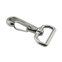 metal snap stainless steel 304 hook square ring backpack webbing spring universal hook bag accessory