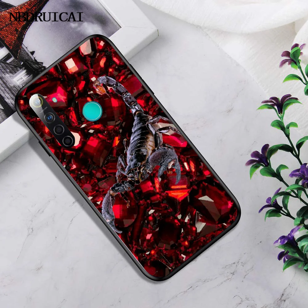 NBDRUICAI Скорпион Драгоценности для OPPO Realme 5 3 2 Pro F7 F9 F11 F3 RENO чехол | Мобильные телефоны