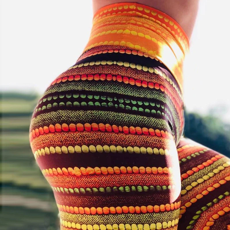 Женские спортивные штаны для занятий йогой фитнесом женские легинсы с гибкими