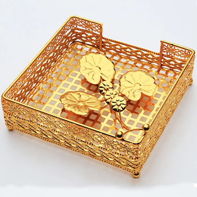 Металлический лоток для хранения украшений Дисплей пластина