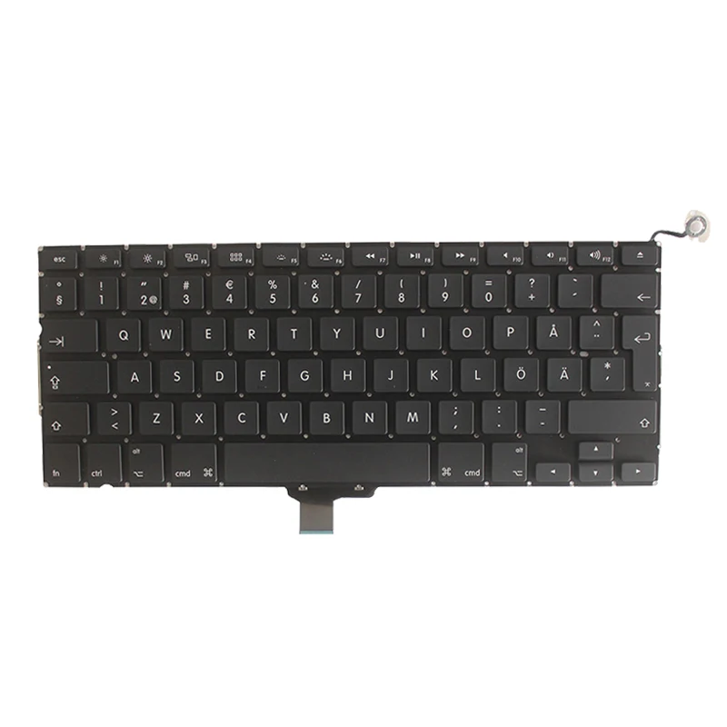 Новая шведская Клавиатура для ноутбука 2009 2012 Apple Macbook Pro A1278 MC700 MC724 MD313 MD314 SE замена