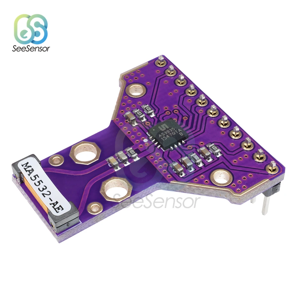 Цифровой модуль датчика грозового сигнала AS3935 с датчиком расстояния SPI I2C IIC