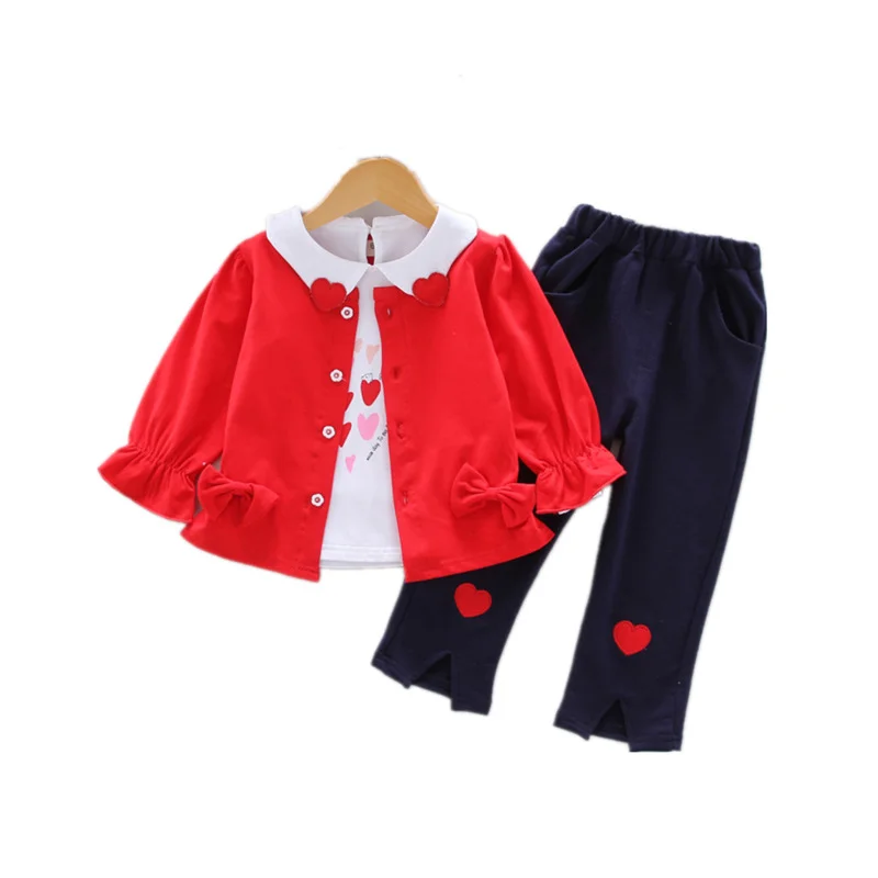 Куртка детская демисезонная с принтом 3 шт./компл.|Комплекты одежды для девочек| |