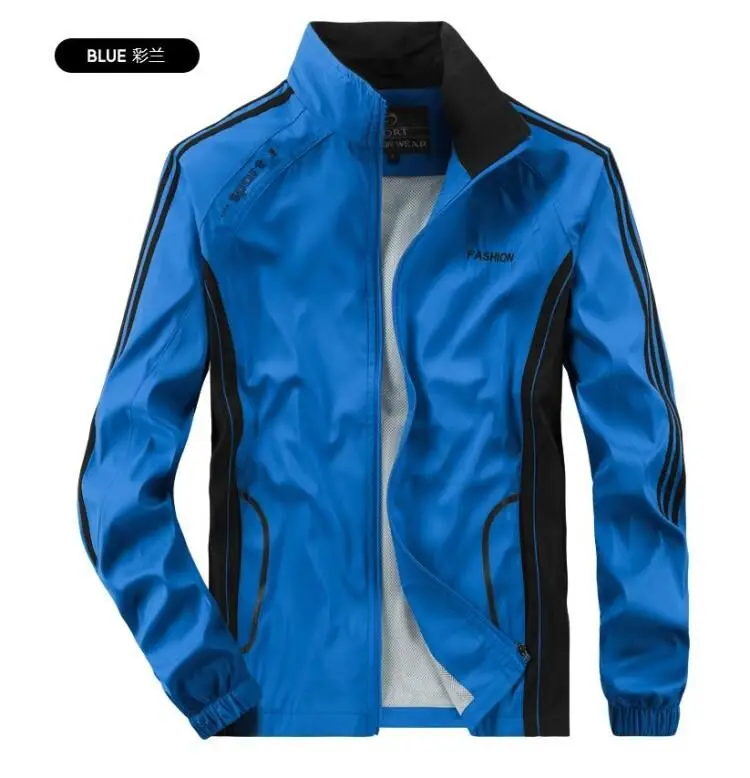 

20-21 New High Quality Men's Jacket Coat maillot Training Tracksuit Soccer Solid Sports Survetement Jogging Suit Kits Equipe