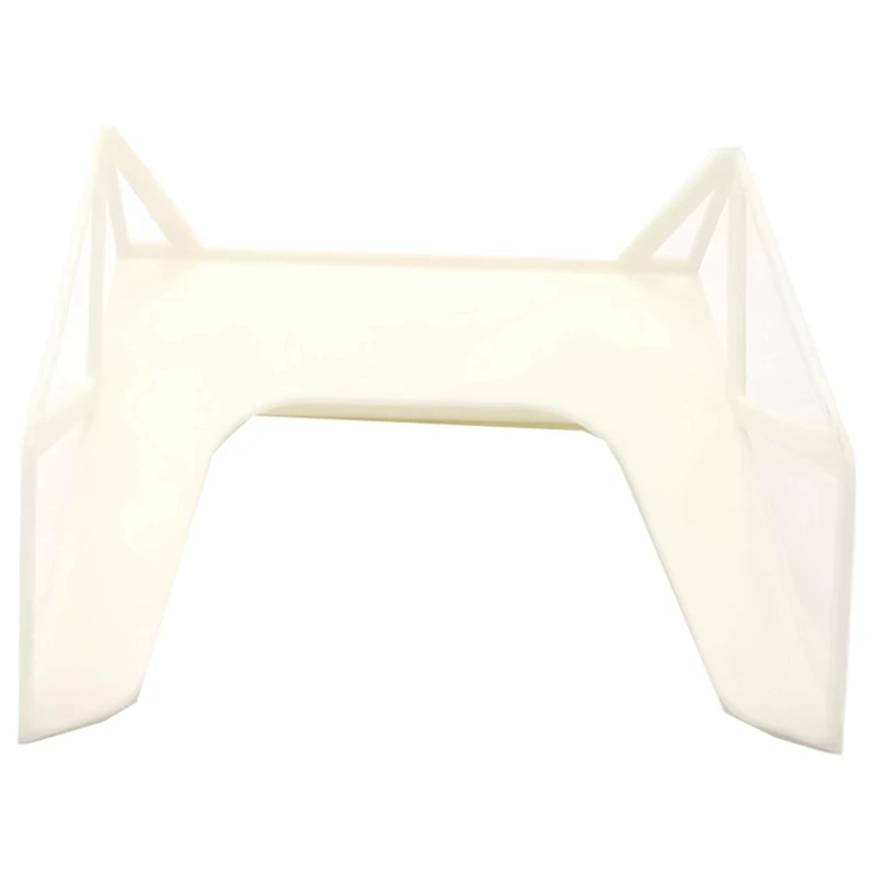 

2 Set RC Car Part: 1 Set Tail Wing Body Spoiler Decoration & 1 Set Metal Rear Bridge Axle with Steel Gear