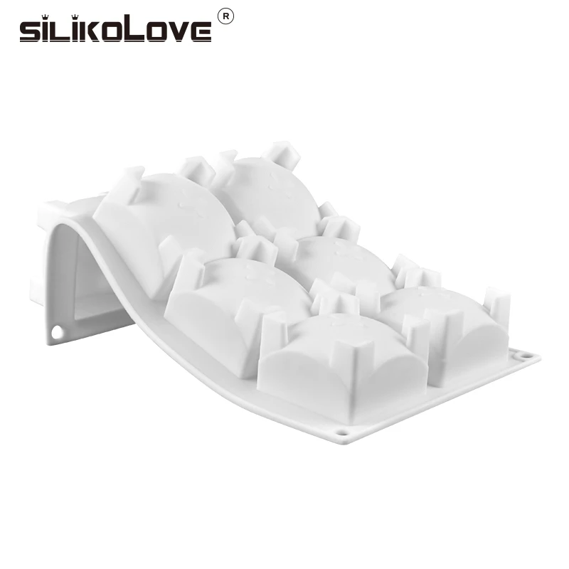 Силиконовая форма SILIKOLOVE для выпечки сделай сам 8 дюймов прямоугольная маффинов