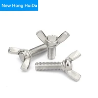 m3 m4 m5 m6 m8 m10 m12 butterfly bolt thumb wing screw claw hand tighten screw 304stainless steel