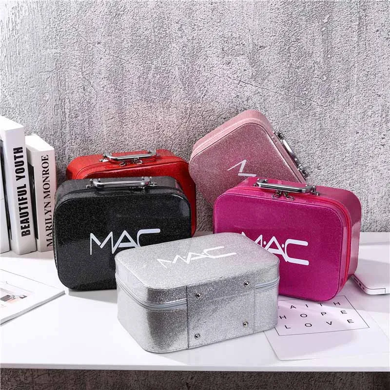

Новинка 2021 г., квадратная Водонепроницаемая косметичка с изображением сердца для девочек, простая вместительная коробка для хранения, мале...