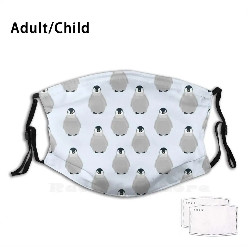 Пингвин цыплята взрослые дети Пылезащитный фильтр Diy маска марта цыплят