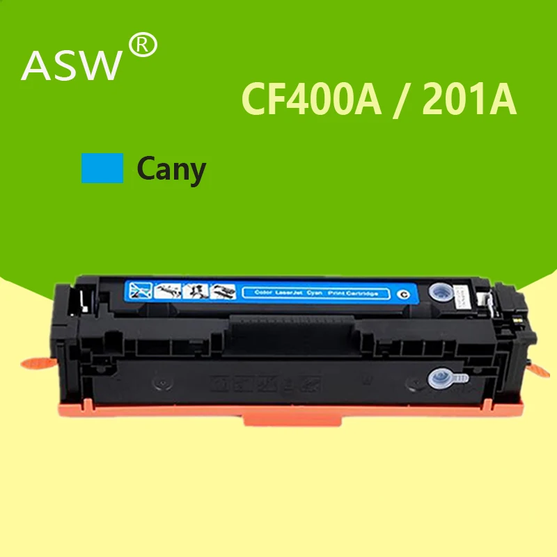 ASW CF400A CF401A 402 403A 201A совместимый цветной тонер картридж для HP Color LaserJet Pro M252dn M252n MFP