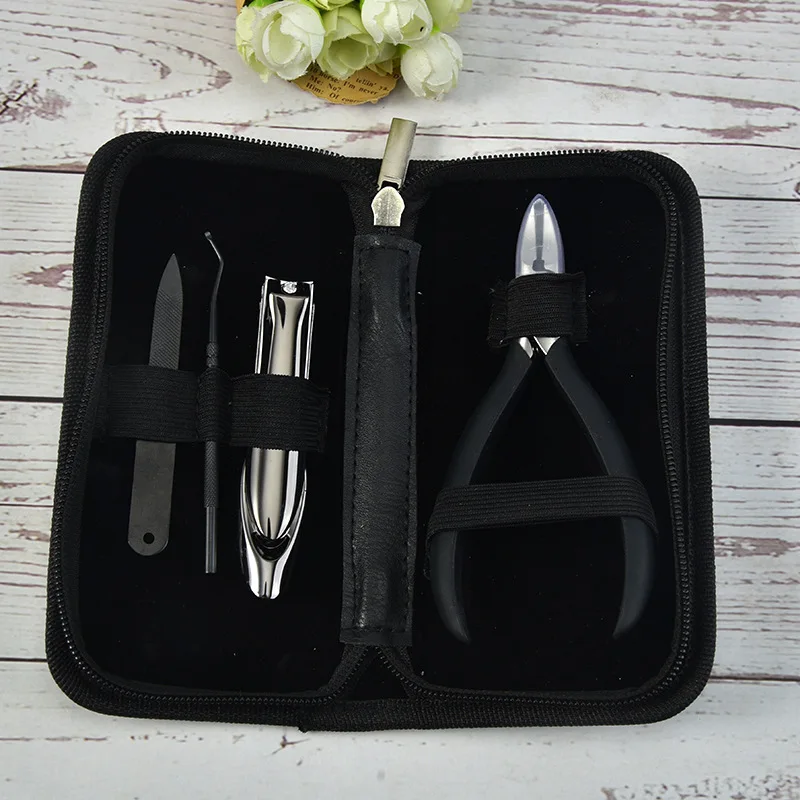 

5 шт., набор профессиональных кусачек для ногтей из нержавеющей стали