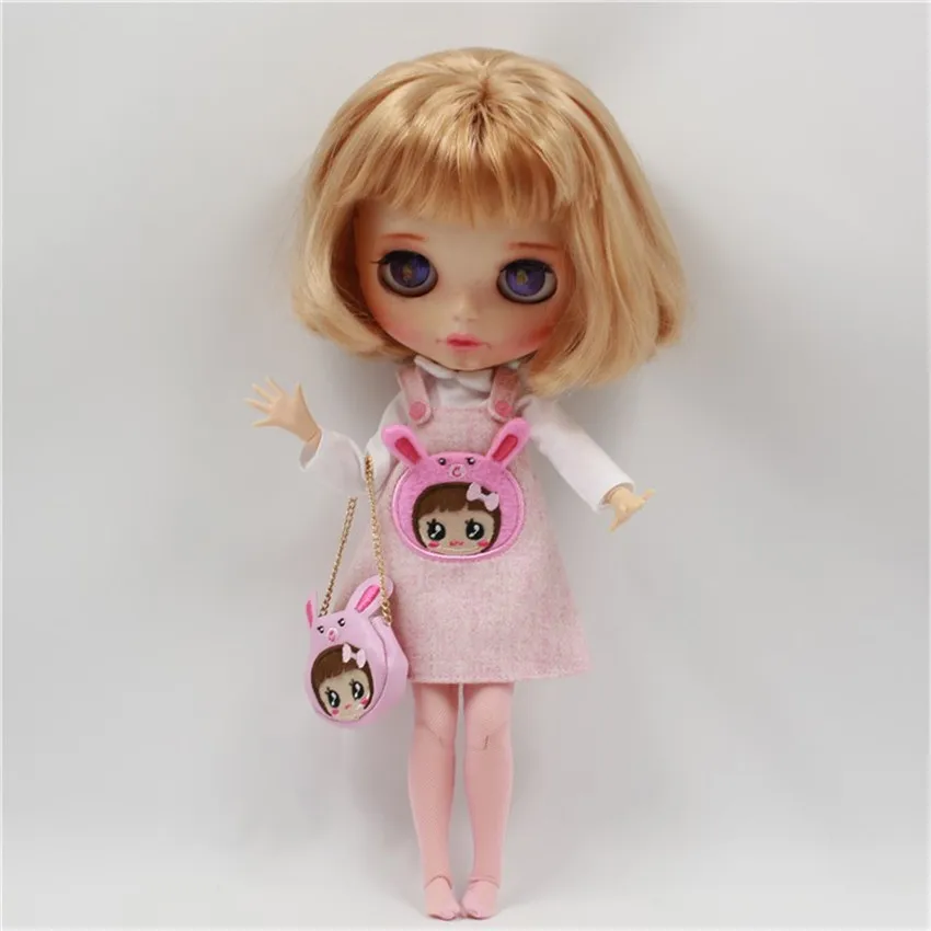 

Doll Clothes Winter Cartoon Animals Costume Outfits for Blyth Baby Doll Accessories Girls Christmas Gifts 1/6 BJD Clothes