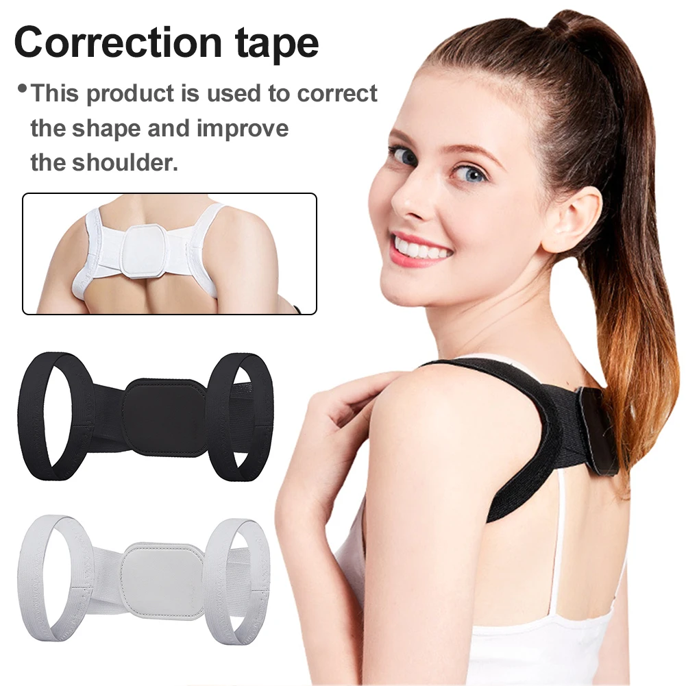 

Correction Belt Adult Male Female Invisible Clothes Quite Back Anti - Hump Back Correct Back Corrector For Upper Back Pain Relie