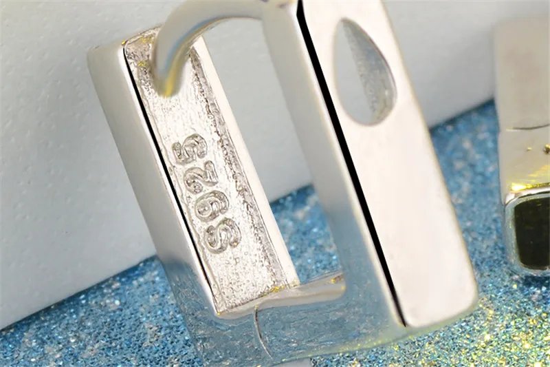 Everoyal модные мужские серебряные серьги-кольца ювелирные изделия для женщин