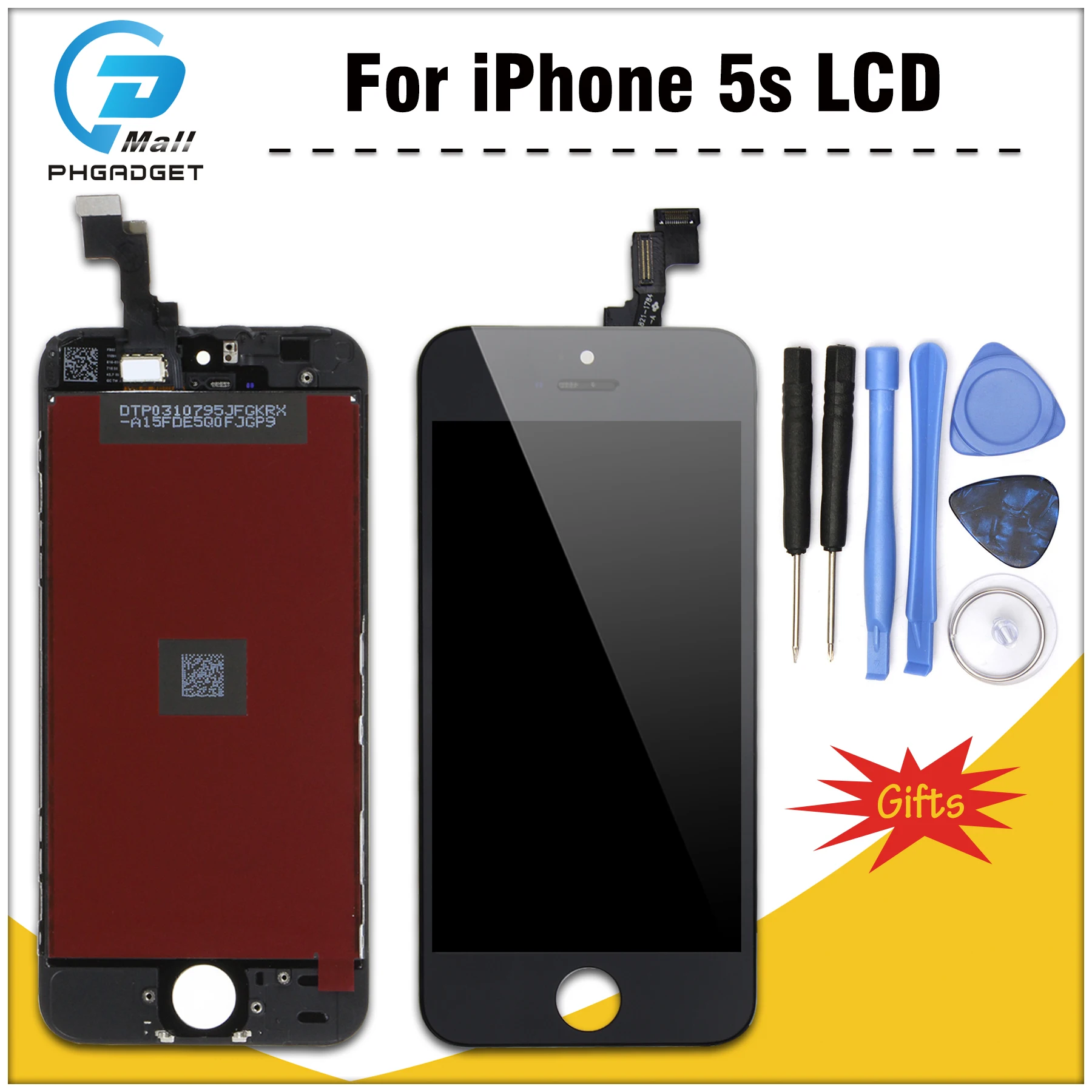 AAA + ЖК дисплей для iPhone 5S сенсорный экран в сборе дигитайзер Замена без битых