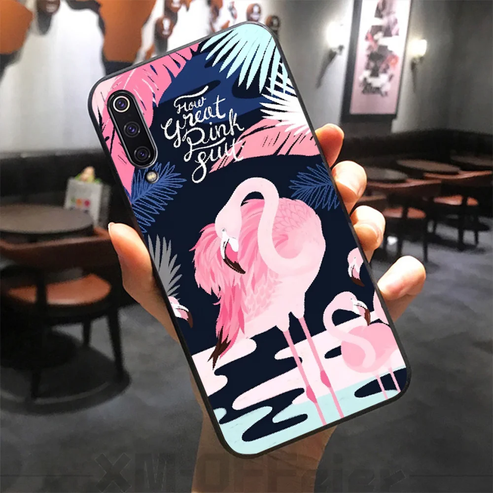 Телефонные чехлы Etui для Xiaomi Redmi 6A Note 9 8 Pro 7 10 Lite Ultra Case 9t Kawaii Bird Be A Pink Red Flamingo |