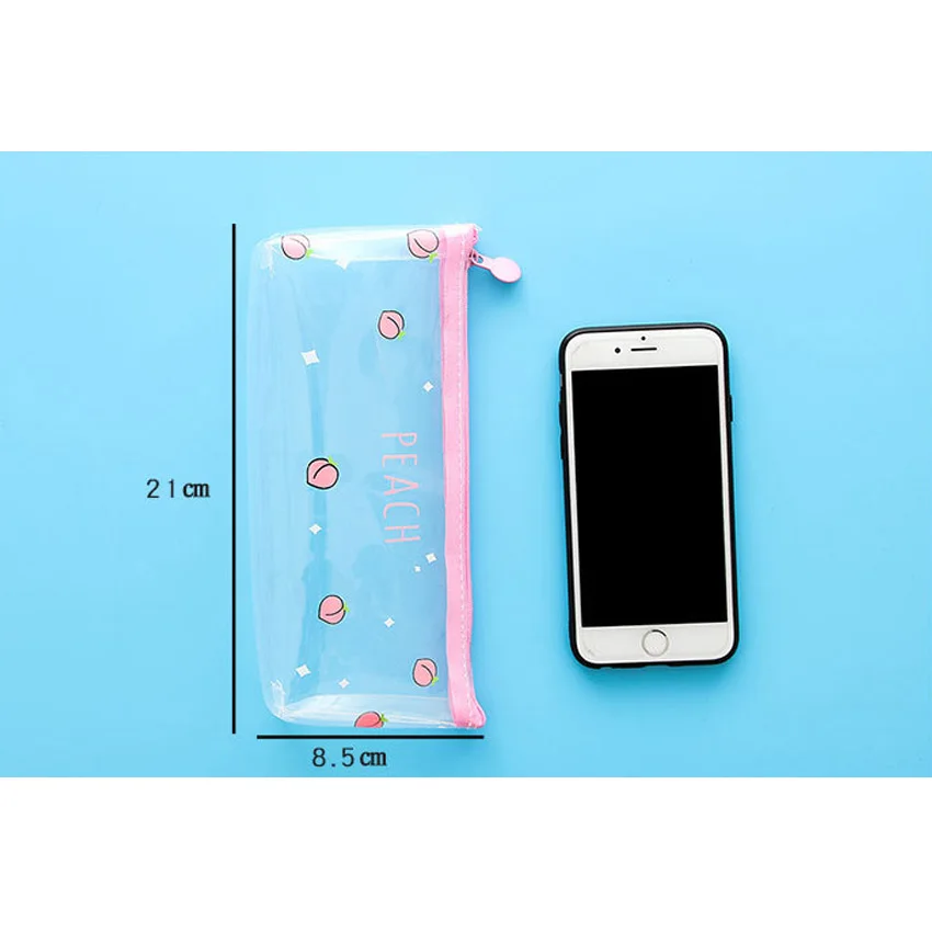 10 шт./лот ручка коробки карандаш-чехол силикагель школьного Поставки фруктов