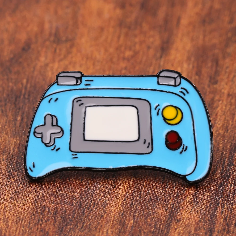 Arcade Game Console Controller Enamel Pins Cartoon Machine Brooch Electric Control Handle Lapel Pin Badge Kids Gift | Украшения и