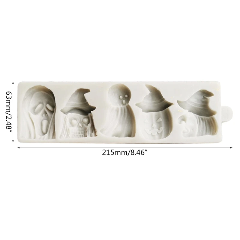 

3D Cartoon Bakeware Tools Sugarcraft Mould Cake Mold Halloween Theme Shape Environmentally Gift Food-grade Silicone