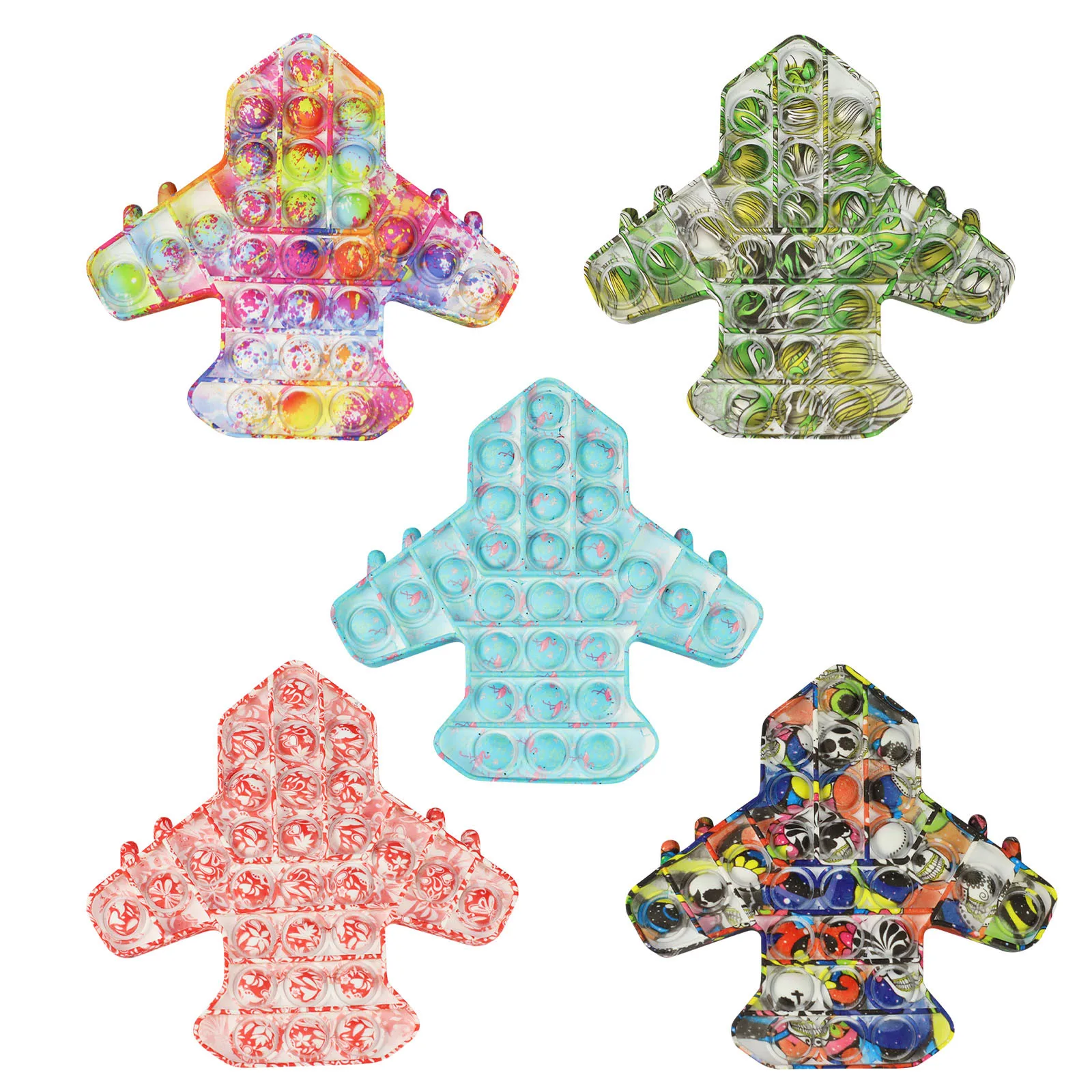 

Push Bubble Rainbow Release Stress Dimple Toy Pressure Reliever Board Controller Educational Toy Antistress Sensory Fidget Toys