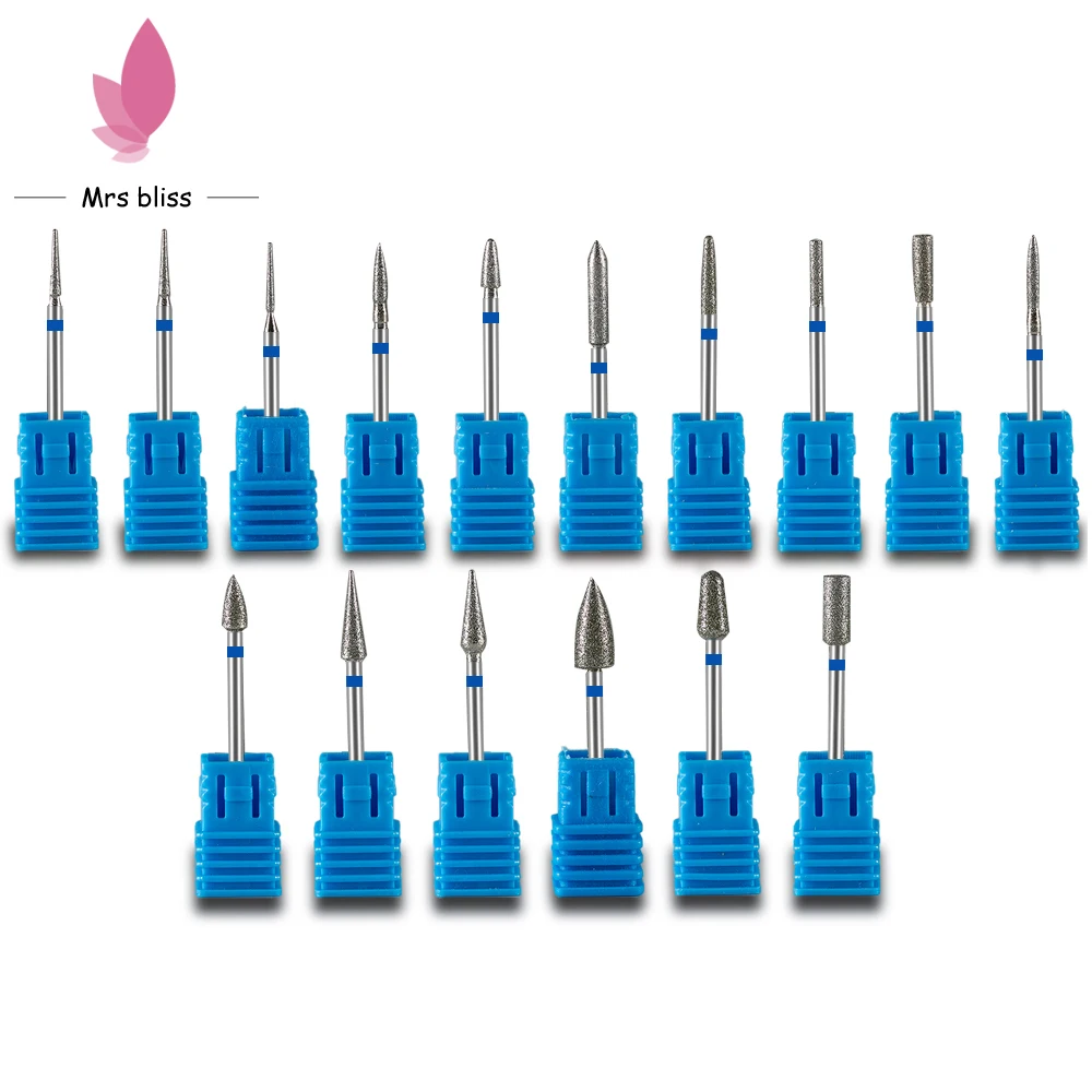 Алмазное сверло для ногтей резцы фрезы дизайна удаления кутикулы маникюра пилки