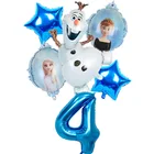 Фольгированные воздушные шары Disney Olaf Мультфильм Эльза Анна Снежная королева принцесса воздушные шары украшения для детского дня рождения