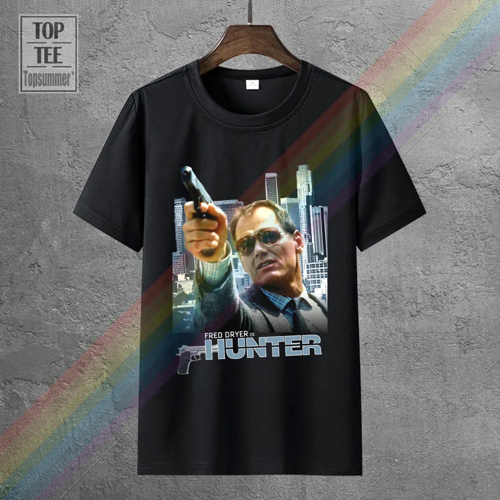 

Hunter Fred Dryer V5 Tv Series T Shirt Black Navy All Sizes S To 4Xl