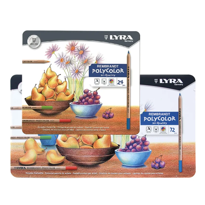 

LYRA Rembrand 72-Color Oily Colored Pencil Art Set Graphic Design Colored Lead