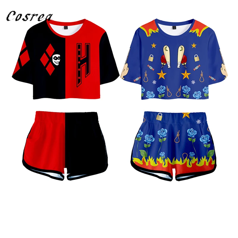 Костюм для косплея из фильма одежда с коротким рукавом спортивный костюм девочек