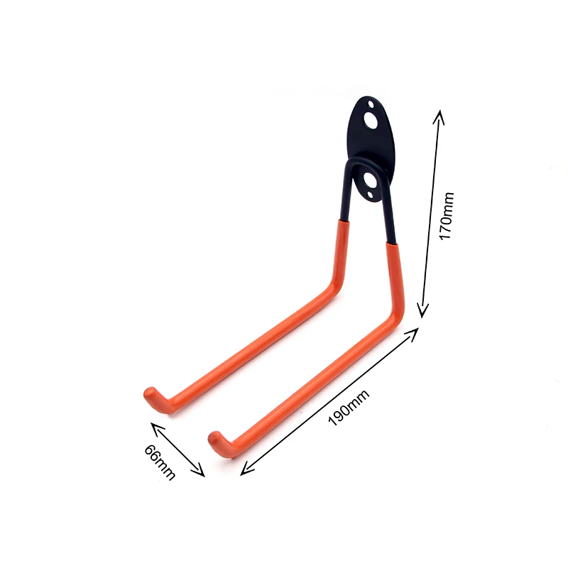 

Multifunctional Double Hooks Wall Organizer Tool Hanger Household Garden Tool Hook Garage Storage Holder