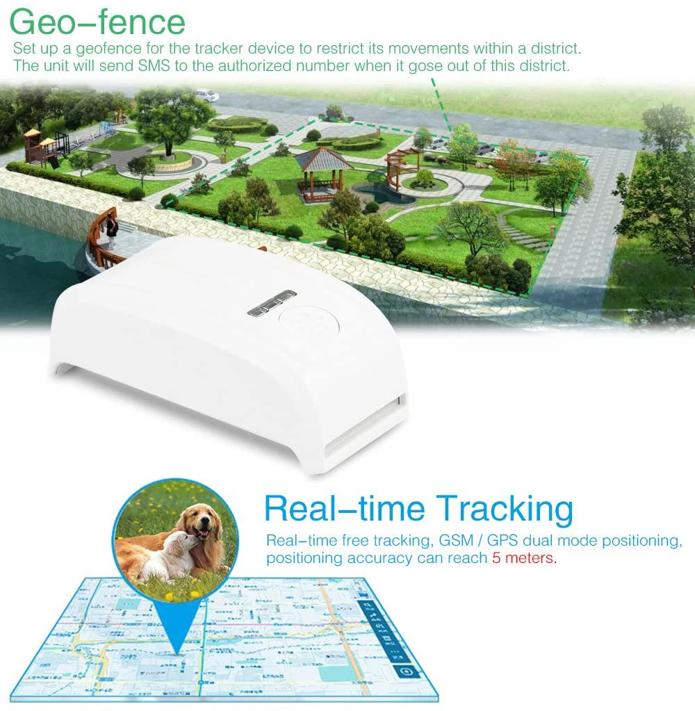 Мини GPS трекер локатор для домашних животных собак/кошек/пони GPS/GSM/Wi Fi