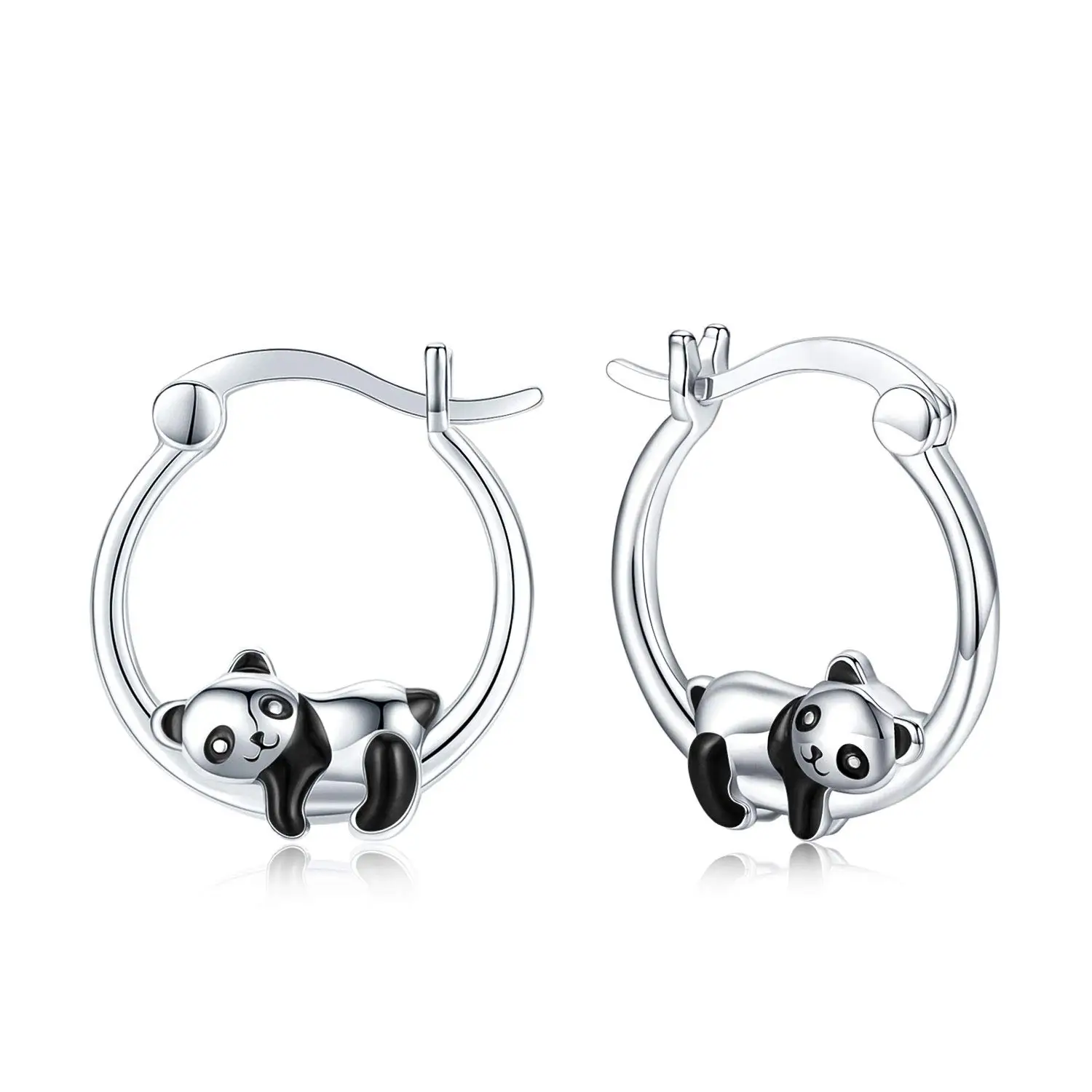 Harong Pretty Panda серьги-гвоздики для девочек модные ювелирные изделия вечеринки