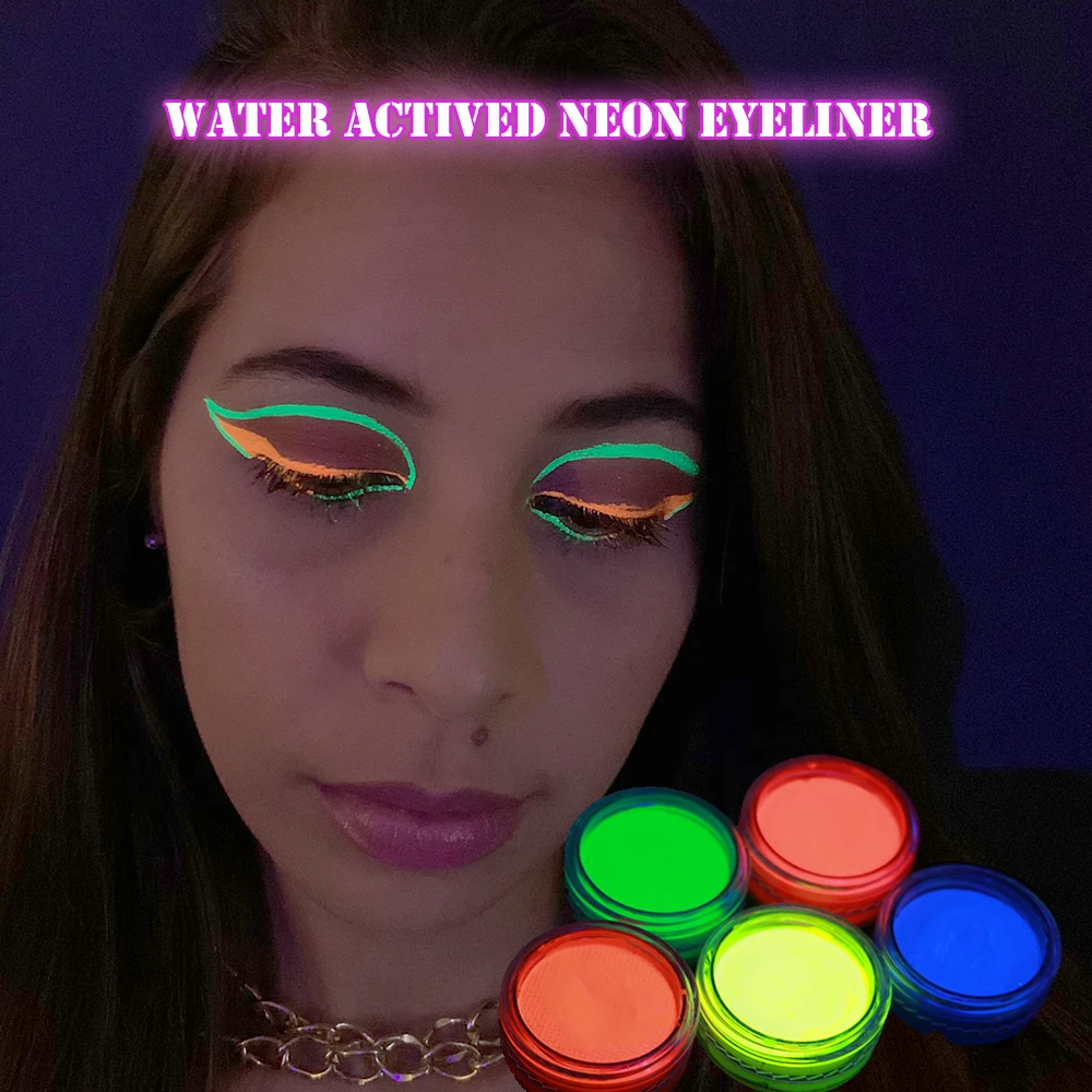 Подводка для глаз 3g 7 шт./лот неоновая сияющая подводка макияжа с эффектом
