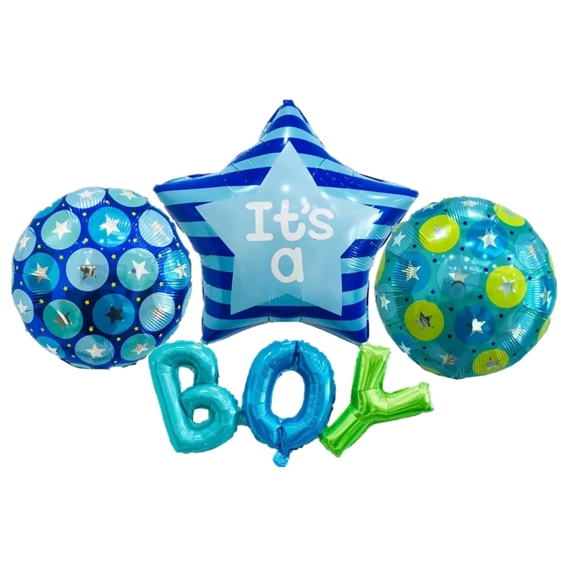Яркий воздушный шар с надписью It's A Boy|Воздушные шары и аксессуары| |