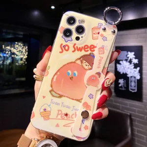 sumkeymi wrist strap avocado peach blu ray cover phone case for iphone 12 11 7 8 plus mini pro max xs xr se2020 hand band cases free global shipping