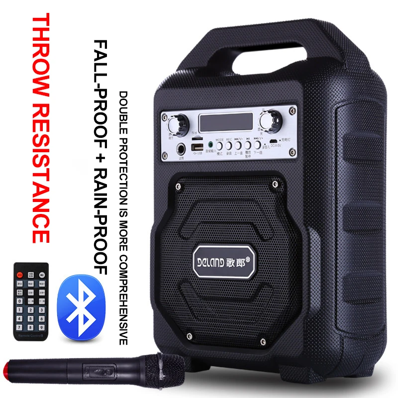 5 25 дюймовый портативный динамик Беспроводные Bluetooth колонки с большими рожками